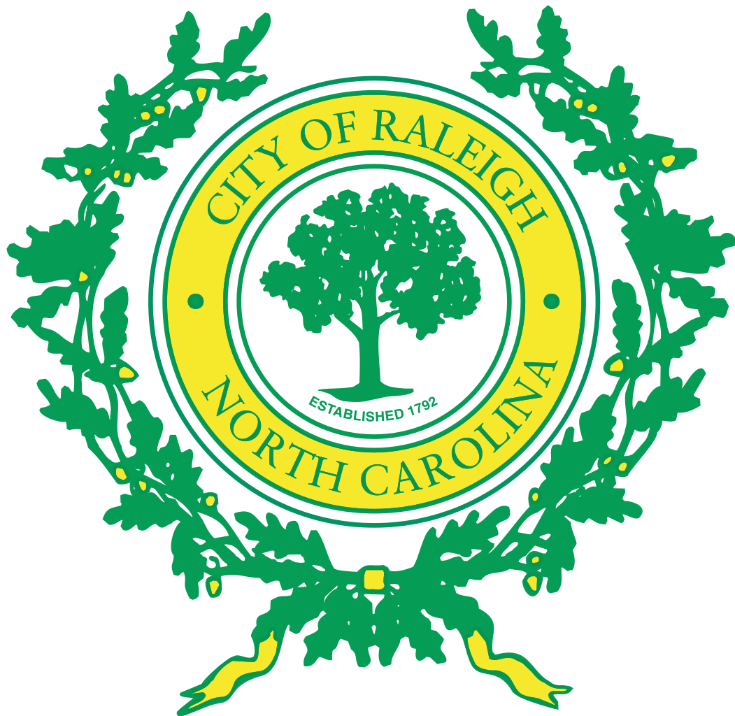 Raleigh logo and seal